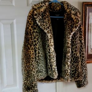 Faux leopard Large Winter Coat